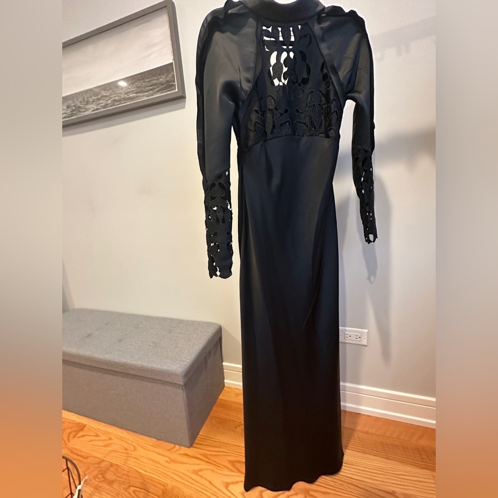 Self portrait Elegant Black Long Sleeve Dress